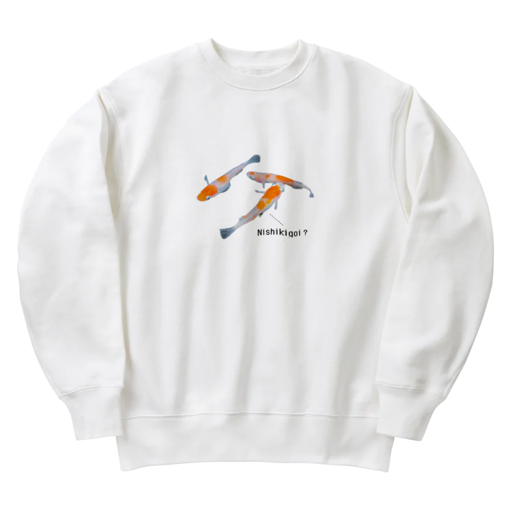 Wabisabi.jpの錦鯉みたいなめだか Heavyweight Crew Neck Sweatshirt