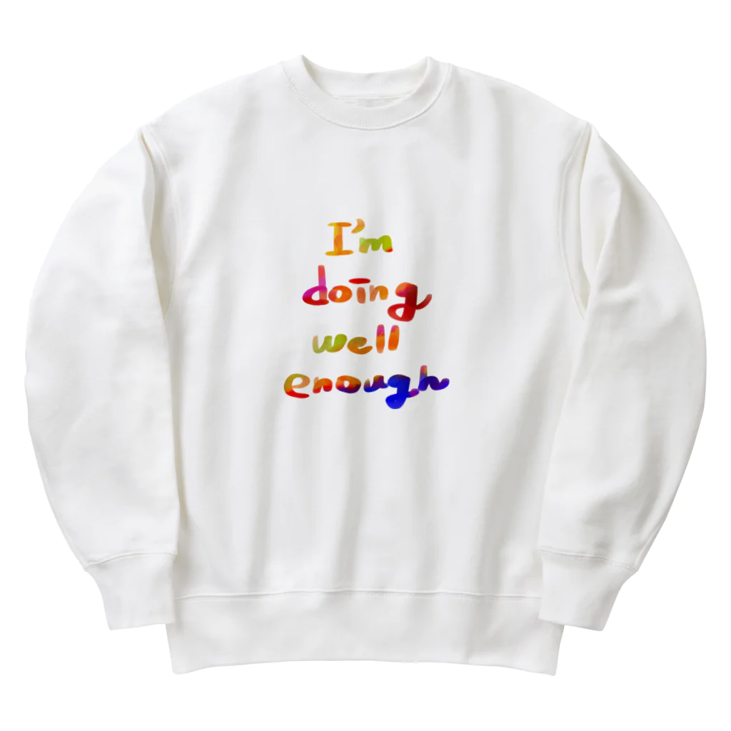 tog storeのI'm doing well enough Heavyweight Crew Neck Sweatshirt