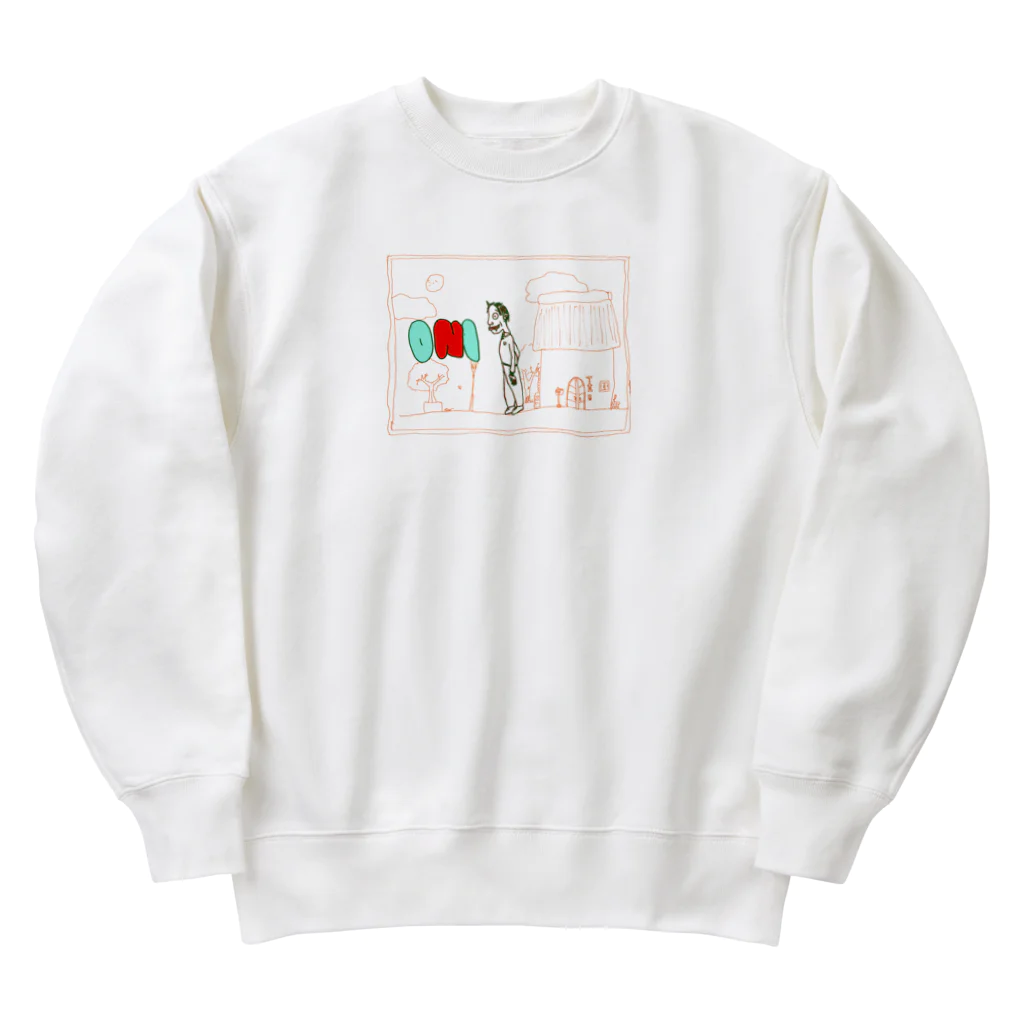 カカトコリバイバルのおに Heavyweight Crew Neck Sweatshirt