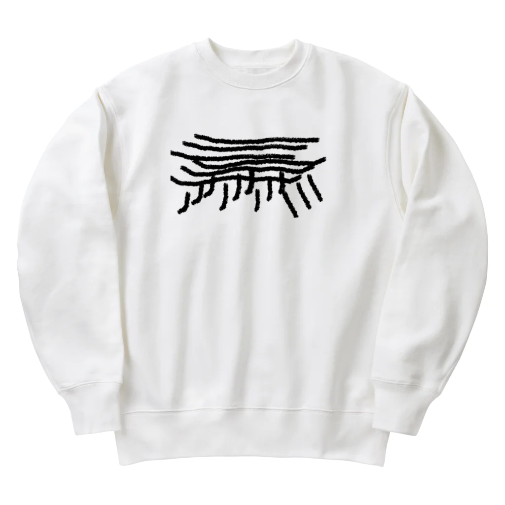 萬屋断片の[R][T]高架好き デザイン① Heavyweight Crew Neck Sweatshirt