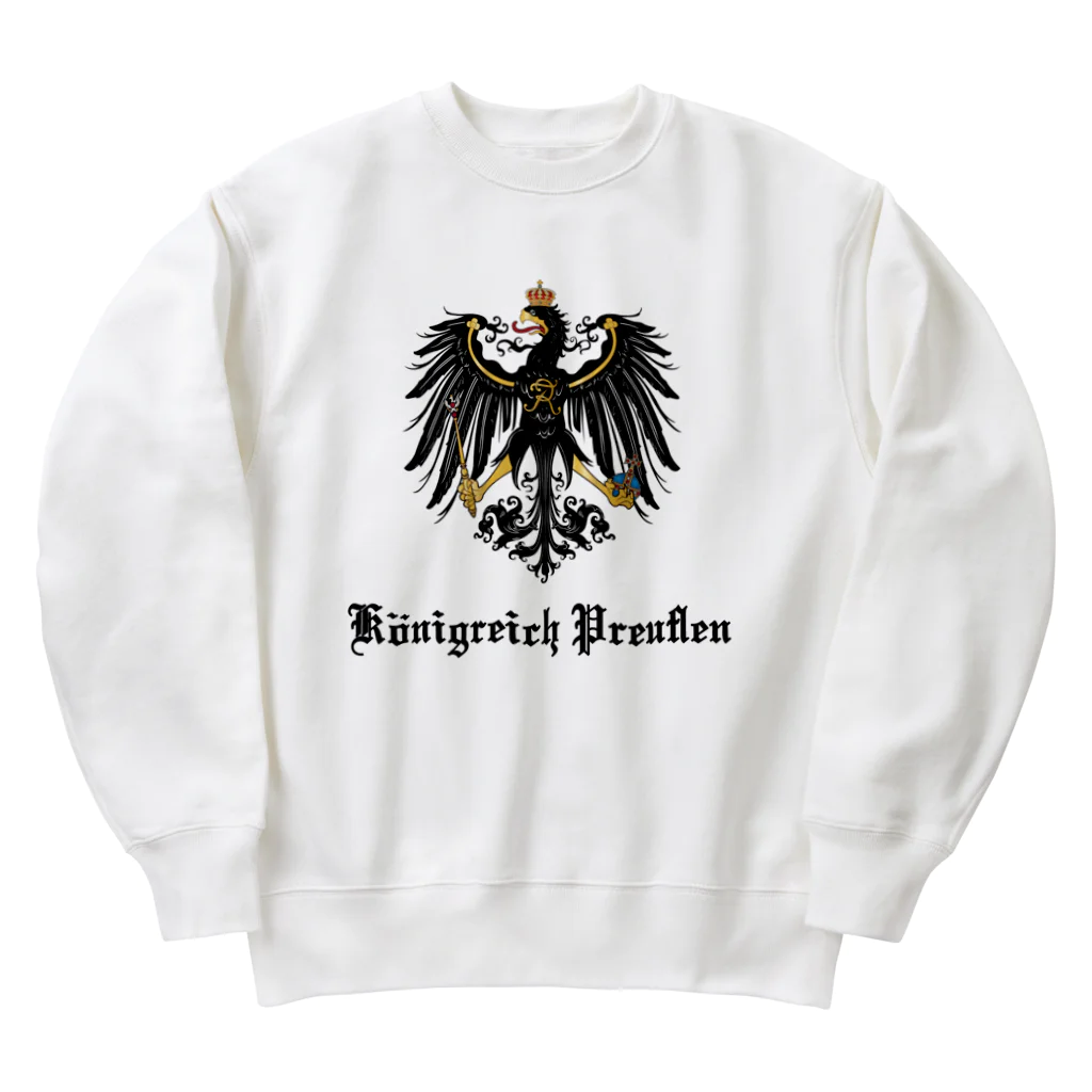 ショップやまねこのプロイセン王国 国章 Heavyweight Crew Neck Sweatshirt