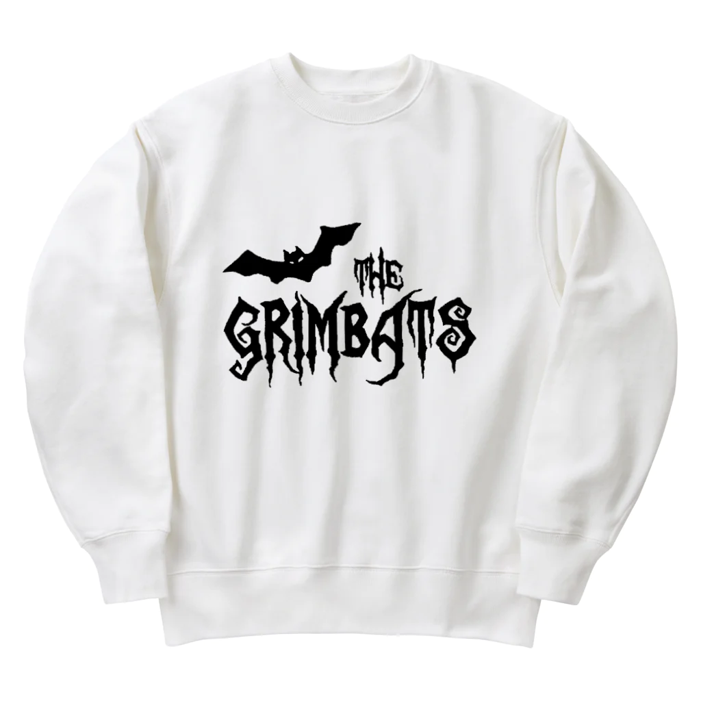 GRIMWORKSのGRIMBATS logo-1 Black Heavyweight Crew Neck Sweatshirt