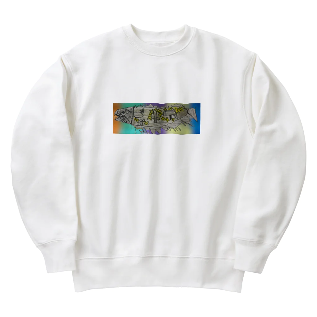 DAISHOPのおさかなロック３ Heavyweight Crew Neck Sweatshirt