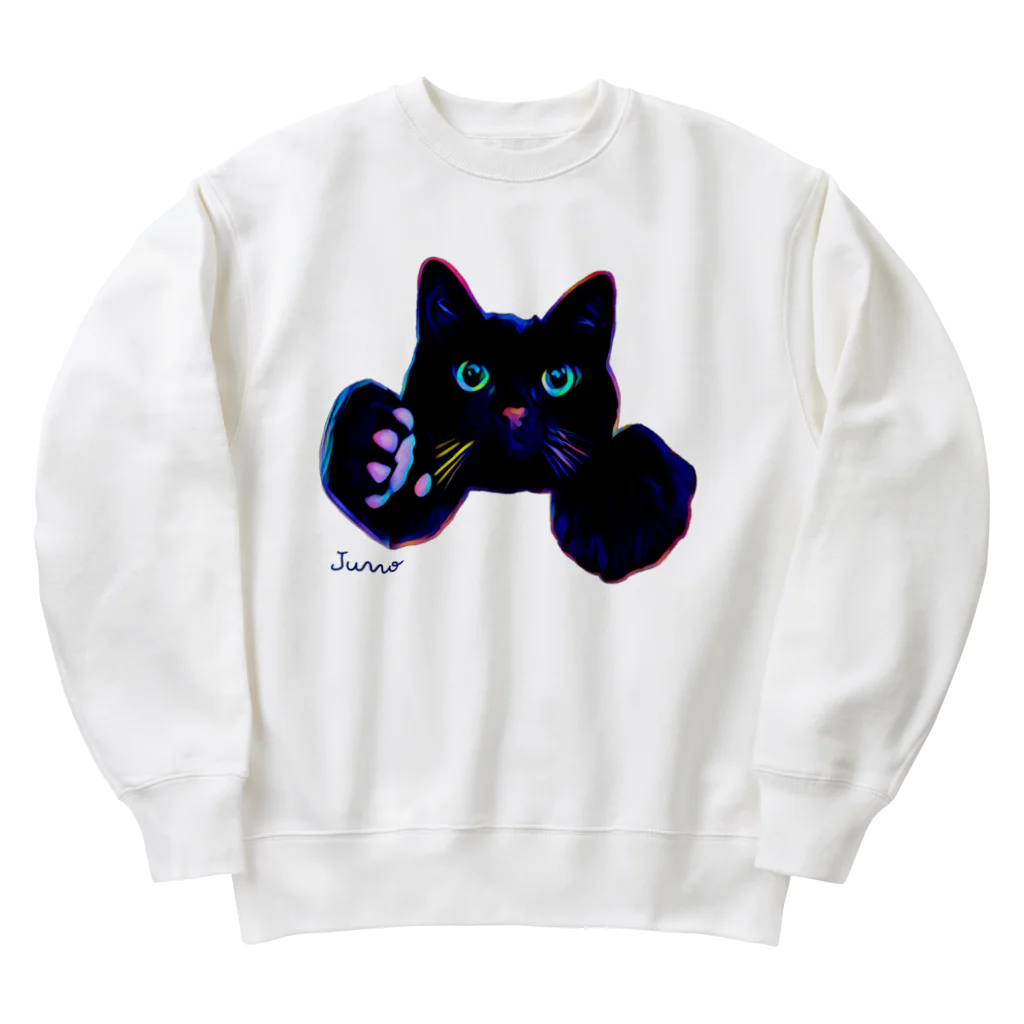 ジュノの秘密のアトリエのクロネコ／Juno Heavyweight Crew Neck Sweatshirt