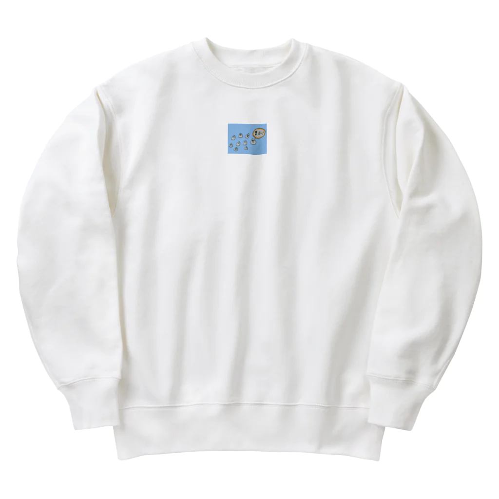 しじみちゃん🦪の群衆 Heavyweight Crew Neck Sweatshirt