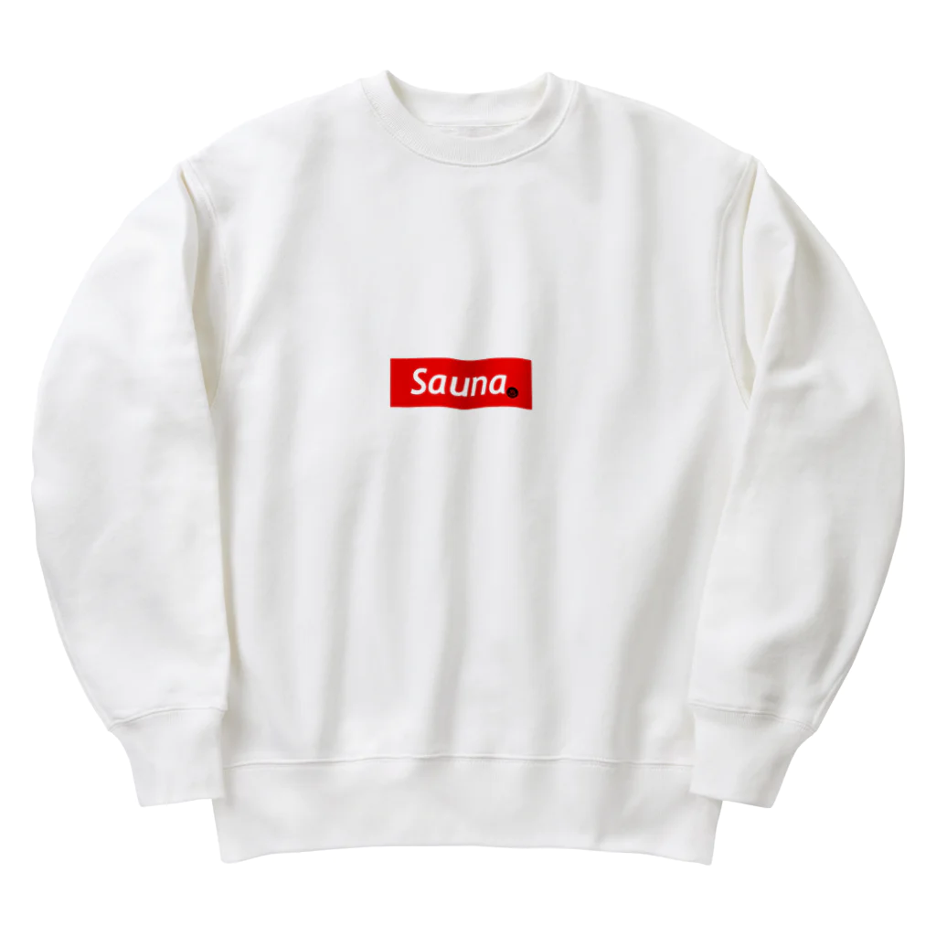 サウナショップ　【ととのい親分】の【BOXロゴ】サウナBOXロゴ　アイテム Heavyweight Crew Neck Sweatshirt