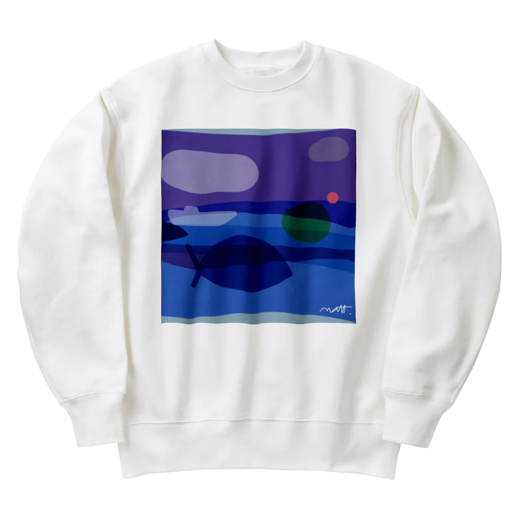 tidepoolのベイトボールとツナdesign Heavyweight Crew Neck Sweatshirt