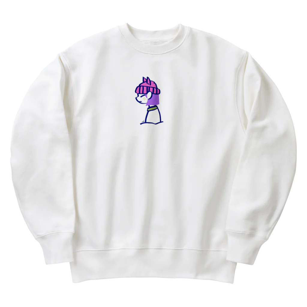 szHzs 'のネコ耳さん/ピンクニット帽 Heavyweight Crew Neck Sweatshirt