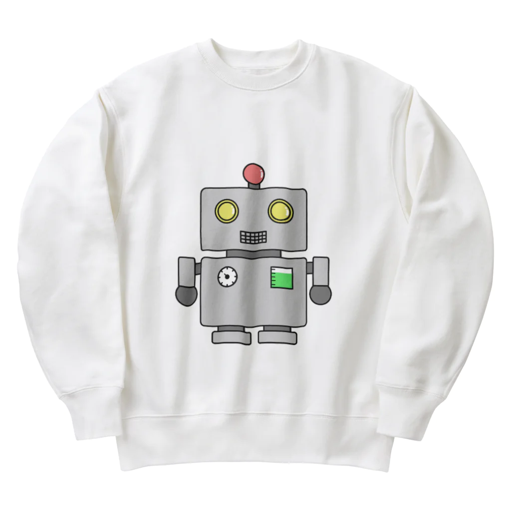 CUTOY MEMORY -可愛いおもちゃの思い出-のロボットくん Heavyweight Crew Neck Sweatshirt