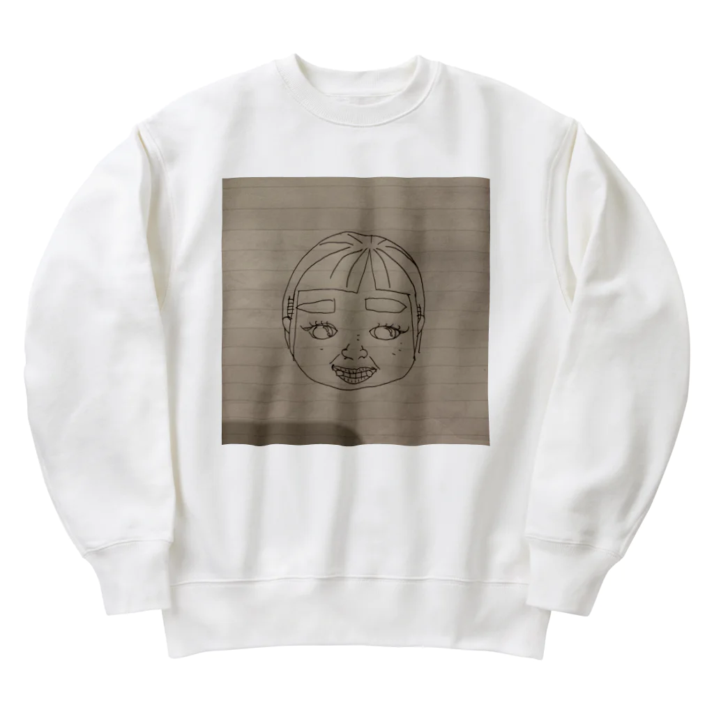 bB-Japanのにがおえ Heavyweight Crew Neck Sweatshirt