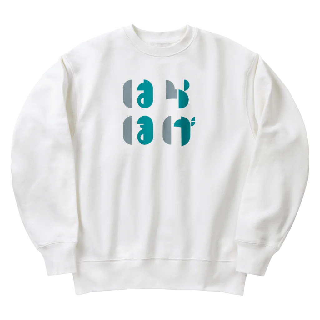 壱岐・八幡まちづくり協議会のはらほげ地蔵（モダン）ブルー　2×2 Heavyweight Crew Neck Sweatshirt