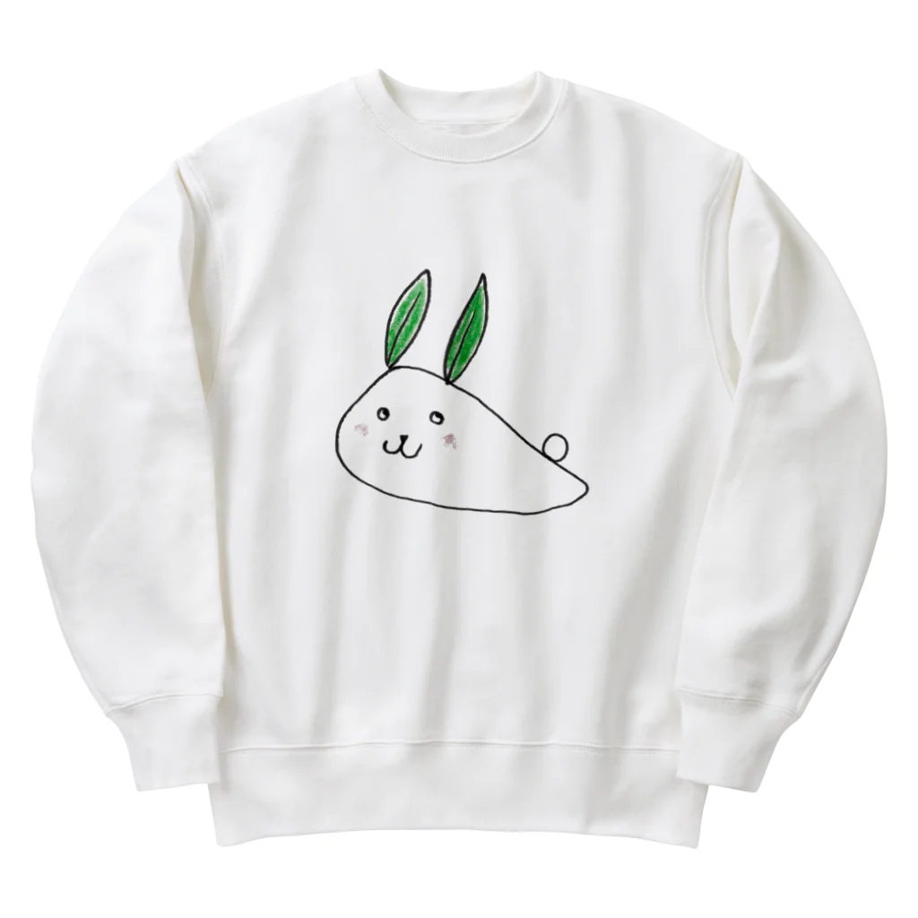 森図鑑の[森図鑑] 笹うさぎ Heavyweight Crew Neck Sweatshirt