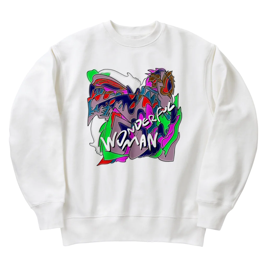 F.W.W.の#wonderfulwoman_3 Heavyweight Crew Neck Sweatshirt