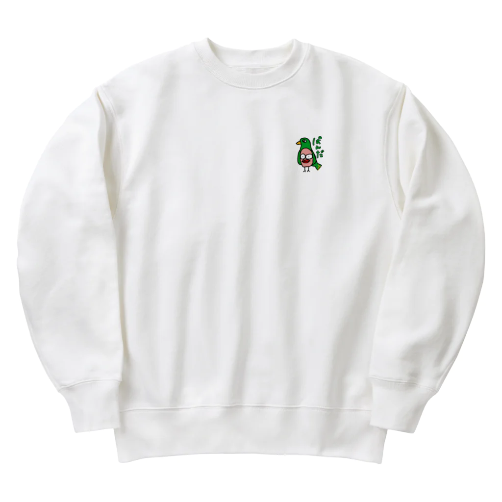 ANAN＠猫ひろしの人🥚🥚のパンダ Heavyweight Crew Neck Sweatshirt