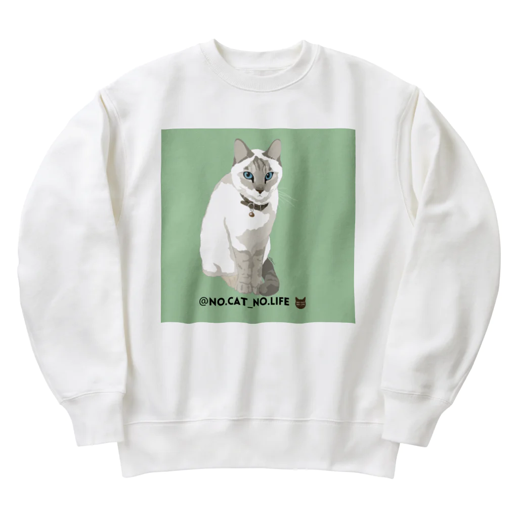 猫のイラスト屋さんのmii Heavyweight Crew Neck Sweatshirt