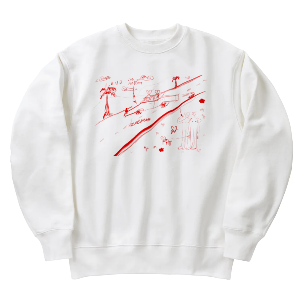 S2kun ハートくん SHOPのハートくんlife Heavyweight Crew Neck Sweatshirt