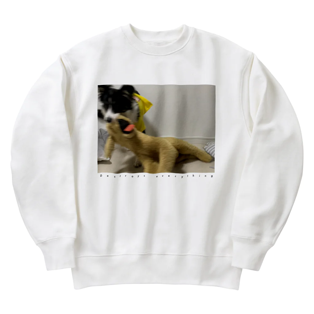 【お店】ボーダーコリーのモクの破壊② Heavyweight Crew Neck Sweatshirt