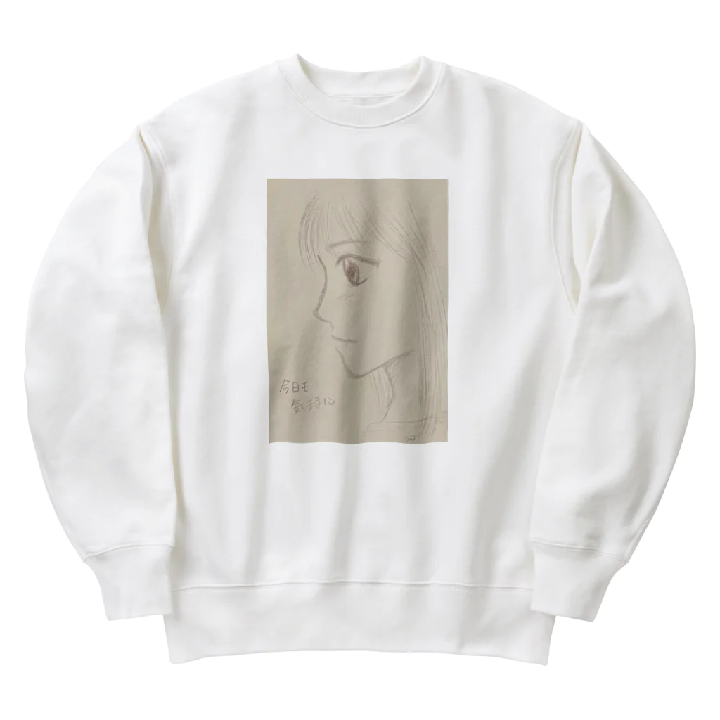 うさみみツインズᕱ⑅ᕱ .｡ഒの今日も気ままに〜ほのか〜 Heavyweight Crew Neck Sweatshirt