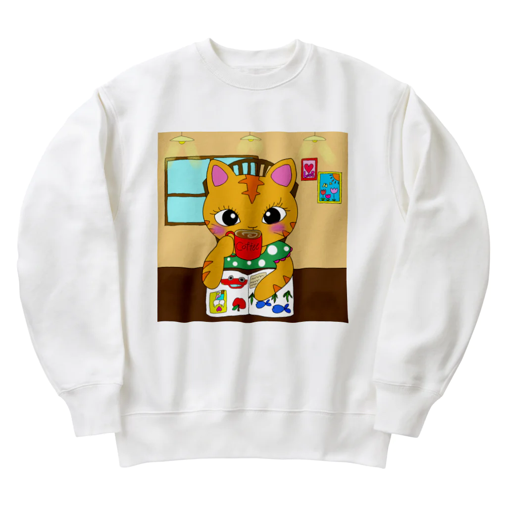 M Shihoのcoffeetime Heavyweight Crew Neck Sweatshirt