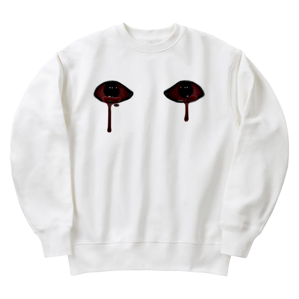 【ホラー専門店】ジルショップの血の涙 Heavyweight Crew Neck Sweatshirt