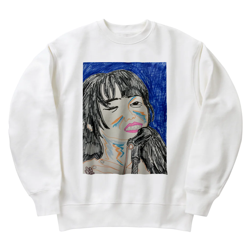 エド・ワード【江戸鉾の愛殿原】。のあいみょん Heavyweight Crew Neck Sweatshirt