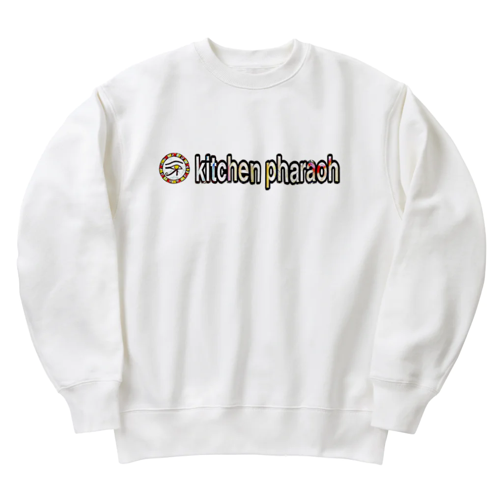 キッチンファラオのキッチンカー風デザイン Heavyweight Crew Neck Sweatshirt