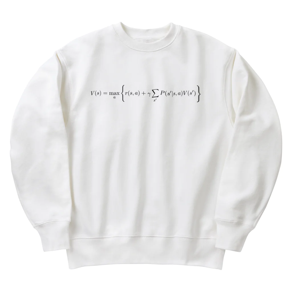 理系ファンクラブのベルマン方程式 - Bellman equation -  Heavyweight Crew Neck Sweatshirt