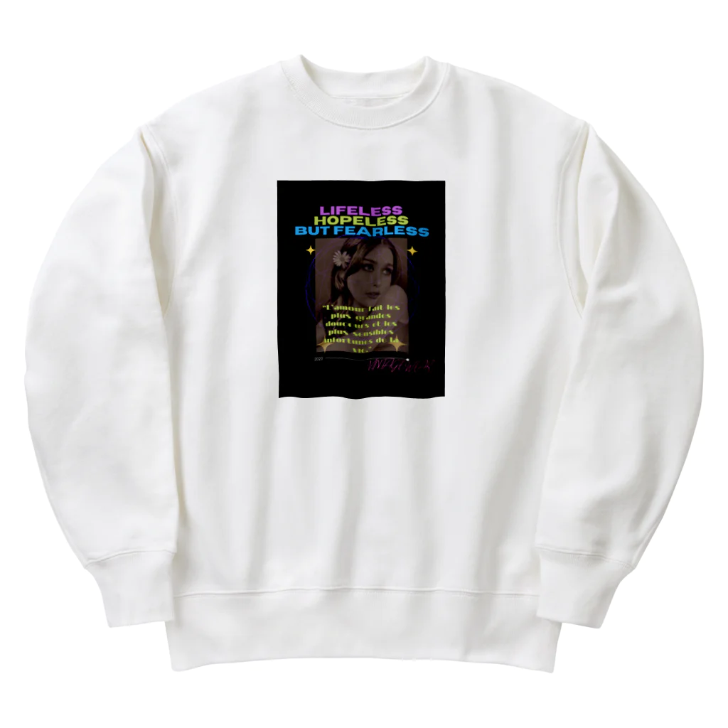 🏳️‍⚧️ Stella Green 🏳️‍⚧️ステラのCourageous Lifestyle Heavyweight Crew Neck Sweatshirt