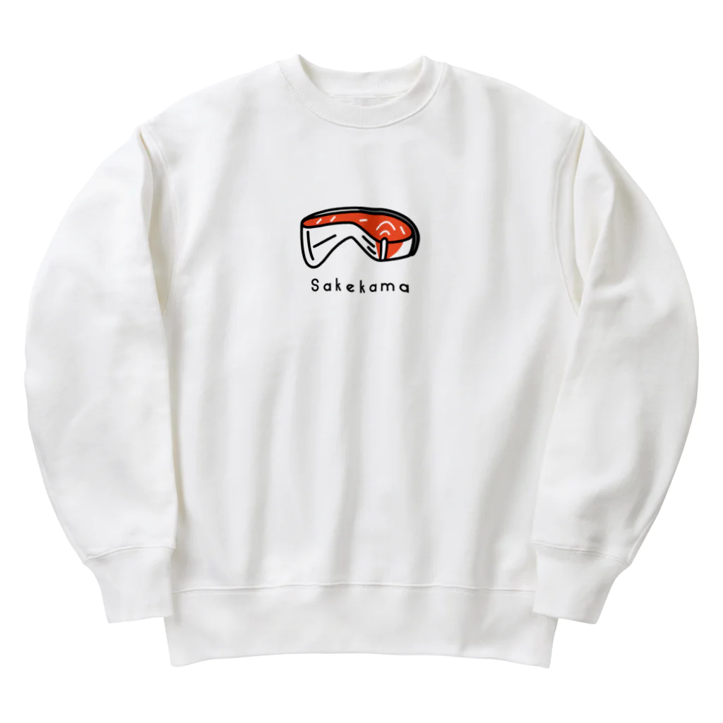 PokuStarの鮭カマ Heavyweight Crew Neck Sweatshirt