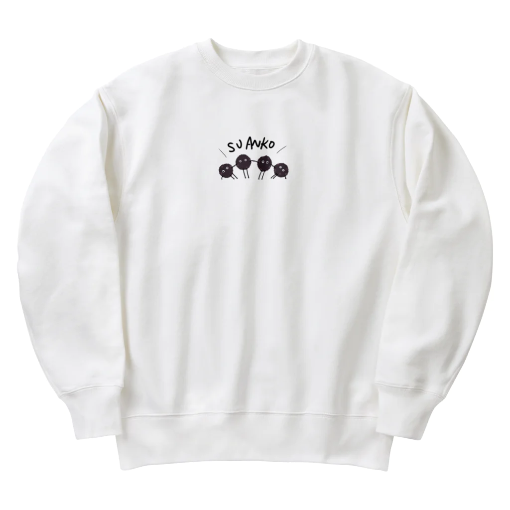 たつさんのすーあんこ Heavyweight Crew Neck Sweatshirt