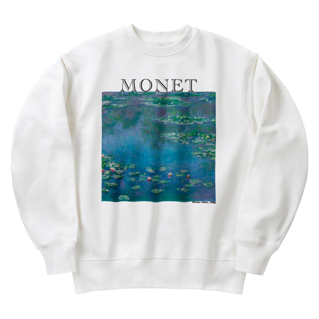 MUGEN ARTのモネ　睡蓮　Claude Monet / Water Lilies Heavyweight Crew Neck Sweatshirt