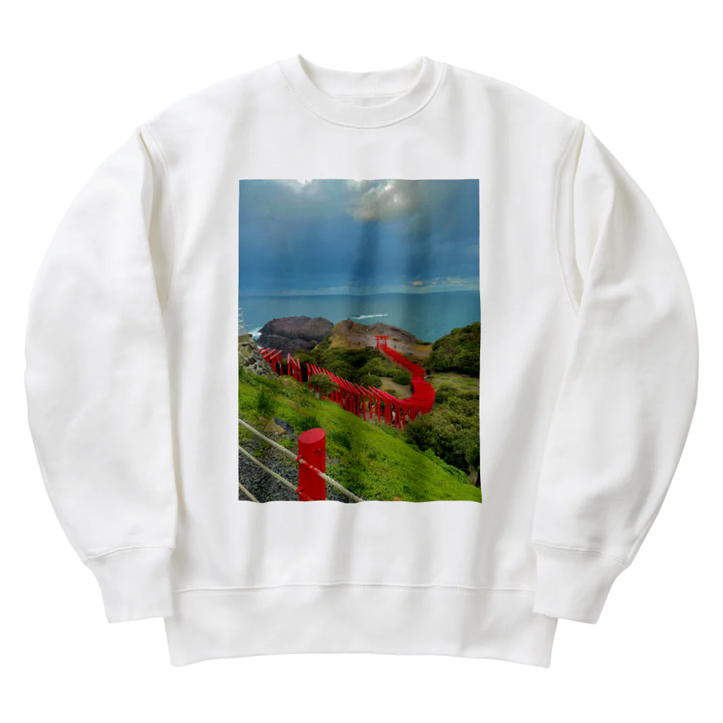 藁のきれいなけしき Heavyweight Crew Neck Sweatshirt