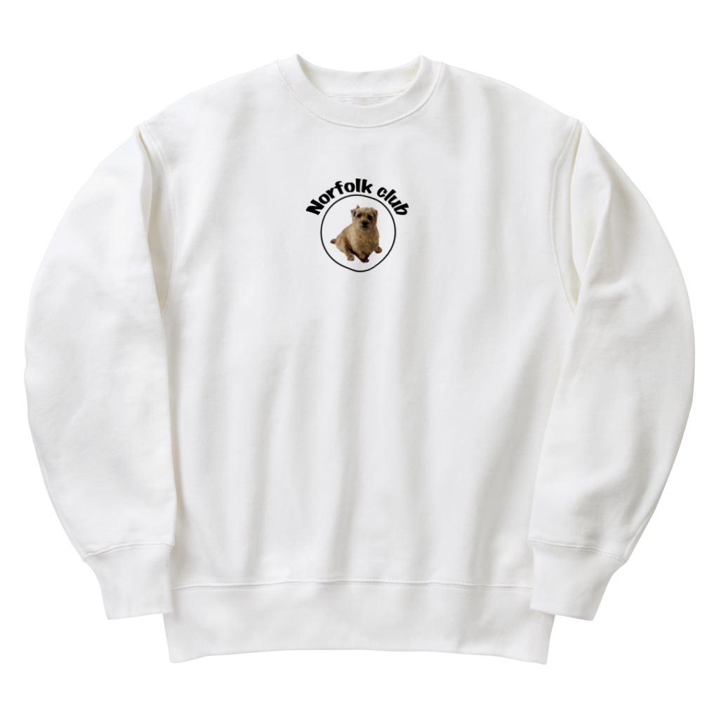 Norfolk club ノーフォーク倶楽部のNorfolk club_hi, human Heavyweight Crew Neck Sweatshirt