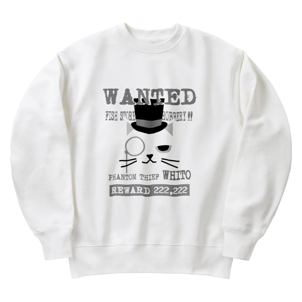 SU-KUのWANTED～怪盗ホワイト編～ Heavyweight Crew Neck Sweatshirt