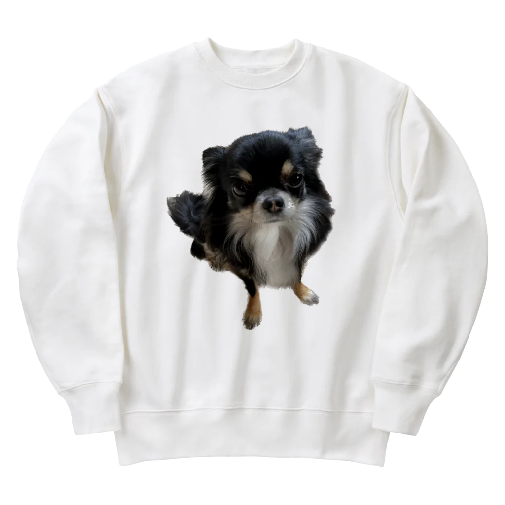 ちわわのりんちゃんのちわわのりんちゃん Heavyweight Crew Neck Sweatshirt