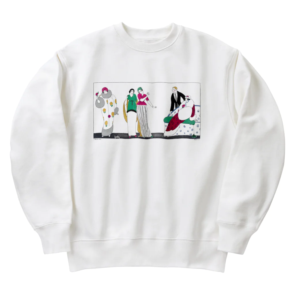 Hungry Freaksのシャルル・マルタン "Le Choix difficile" Heavyweight Crew Neck Sweatshirt