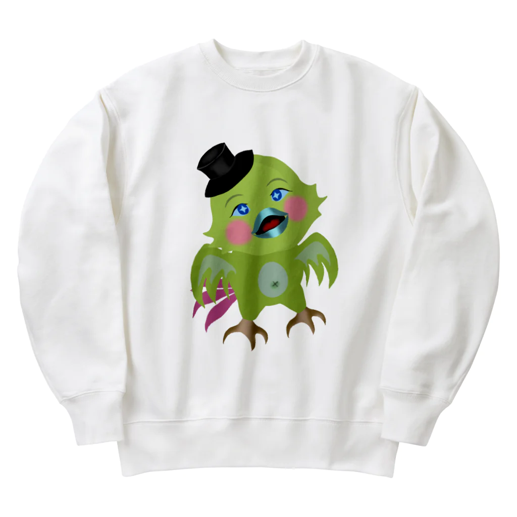 トムにゃんこの【ゆるいんこ】 Heavyweight Crew Neck Sweatshirt