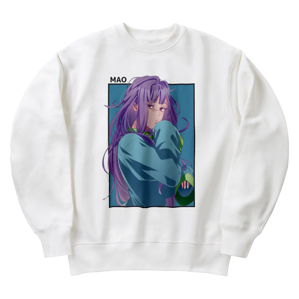 CHICHIZŌのMAOちゃん(寝起き) Heavyweight Crew Neck Sweatshirt