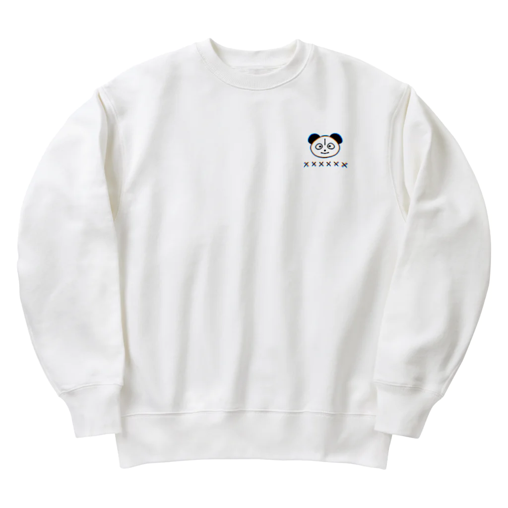 tsuraiの落書きパンダくん Heavyweight Crew Neck Sweatshirt