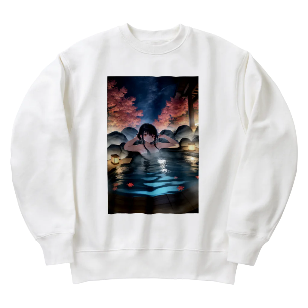 未来アニメスタジオのAIキャラクター18 Heavyweight Crew Neck Sweatshirt