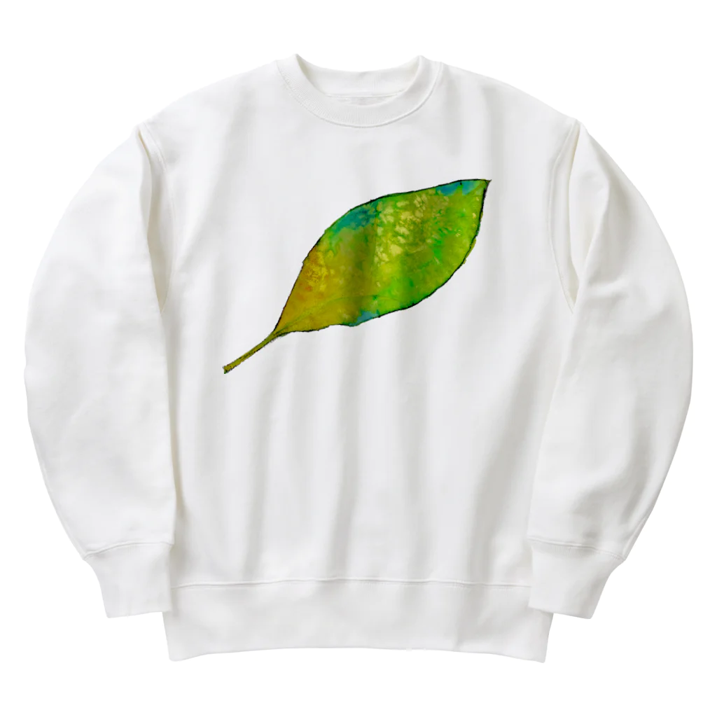 暖暖あたたかの葉っぱ Heavyweight Crew Neck Sweatshirt