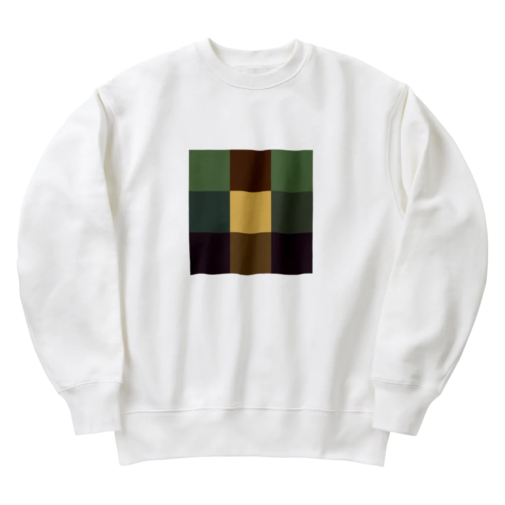 3×3 のドット絵のモナリザ - 3×3 のドット絵 Heavyweight Crew Neck Sweatshirt