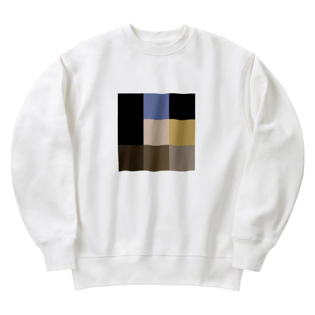 3×3 のドット絵の真珠の耳飾りの少女 - 3×3 のドット絵 Heavyweight Crew Neck Sweatshirt