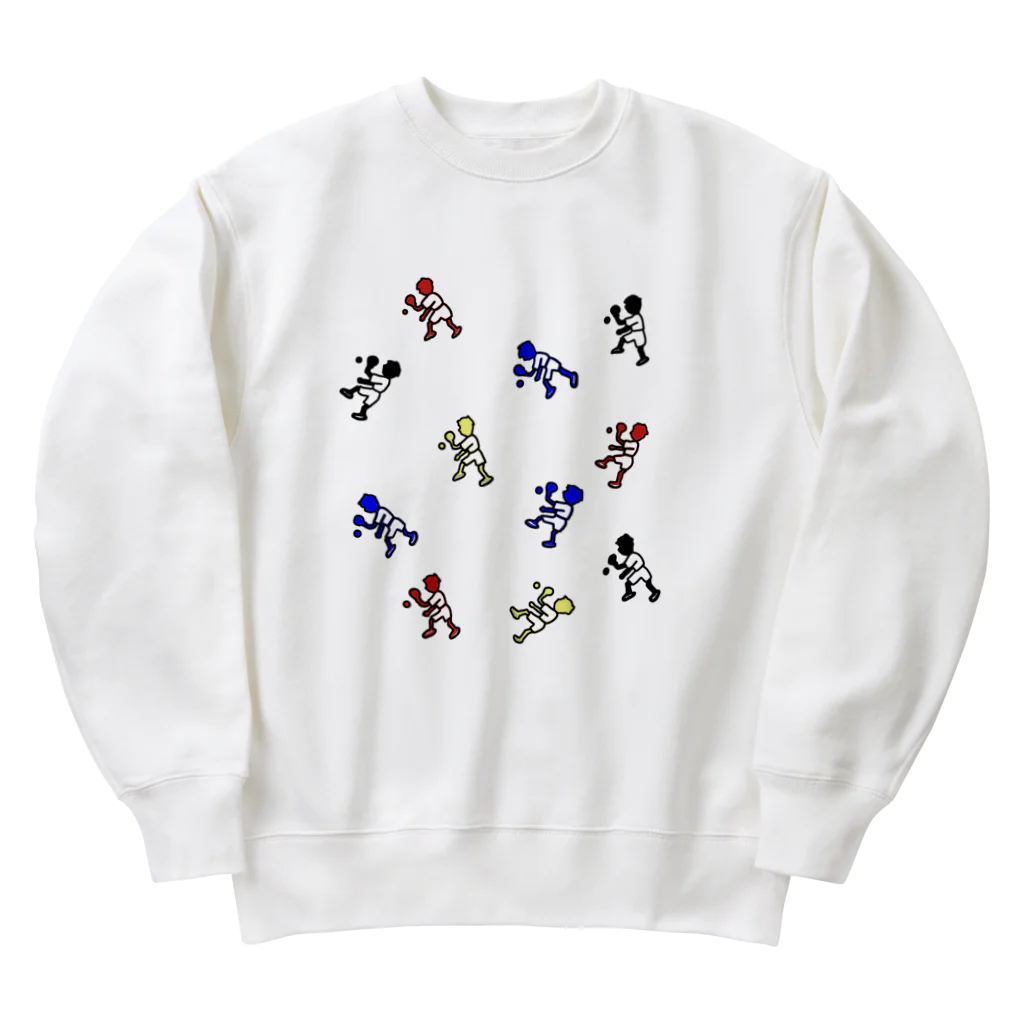 greetenの卓球めいいっぱい　卓球 Heavyweight Crew Neck Sweatshirt