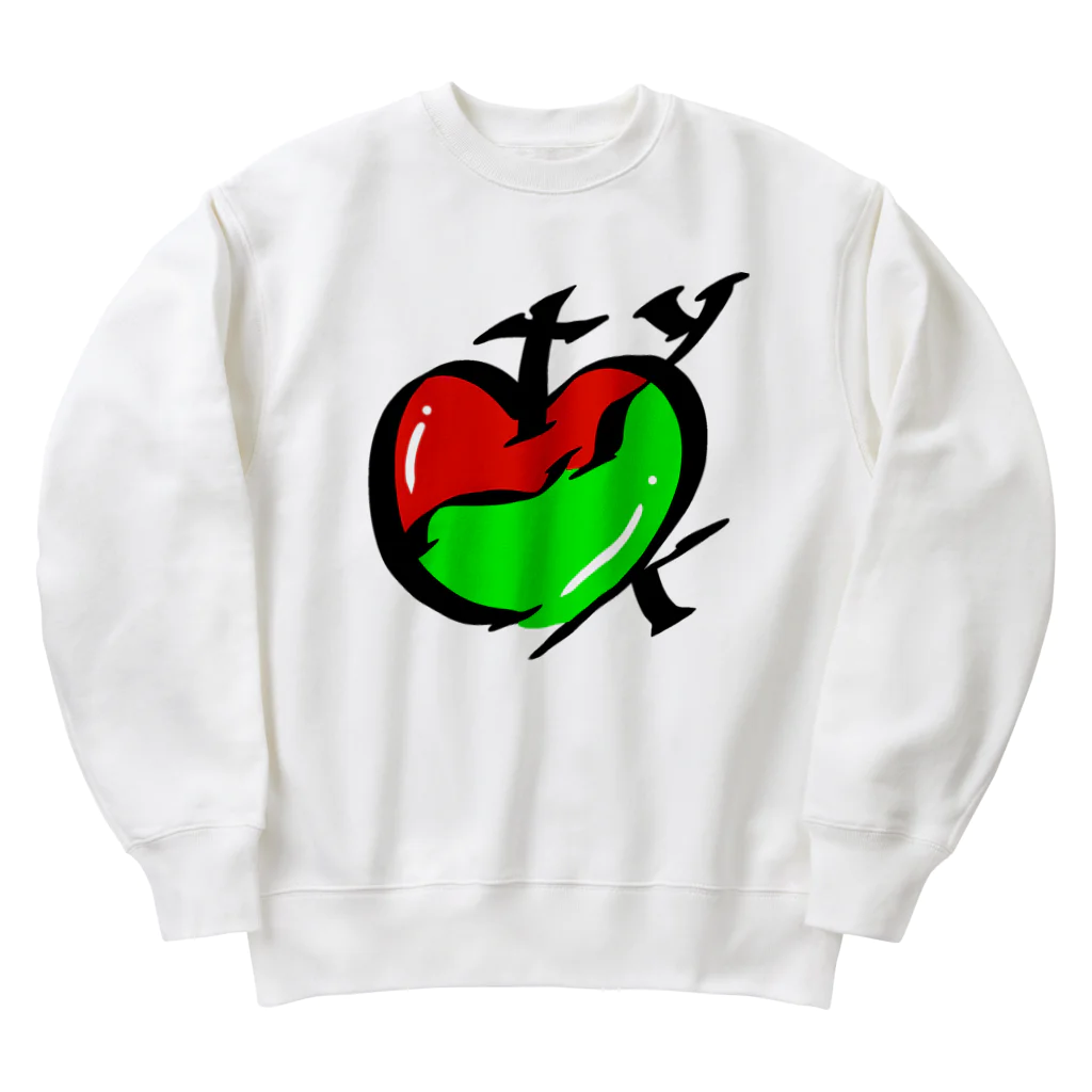 エスポワールたゃのまきたゃアップル Heavyweight Crew Neck Sweatshirt