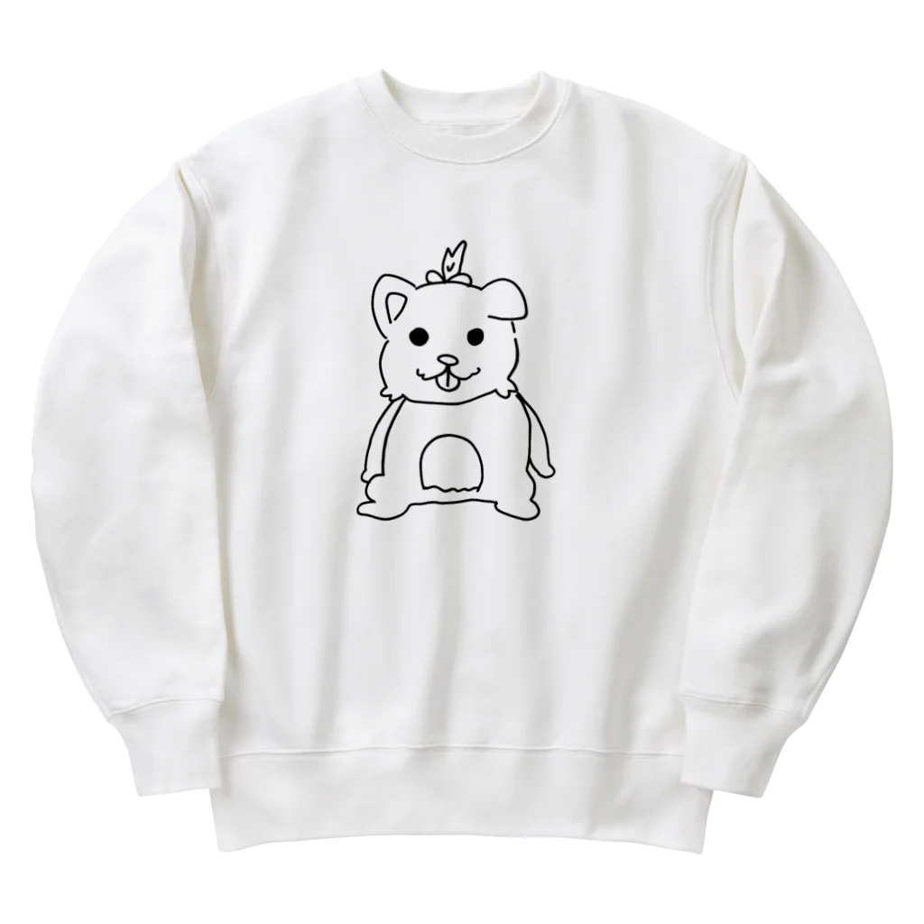 グーパン商会のヨークシャーテリアちゃん Heavyweight Crew Neck Sweatshirt