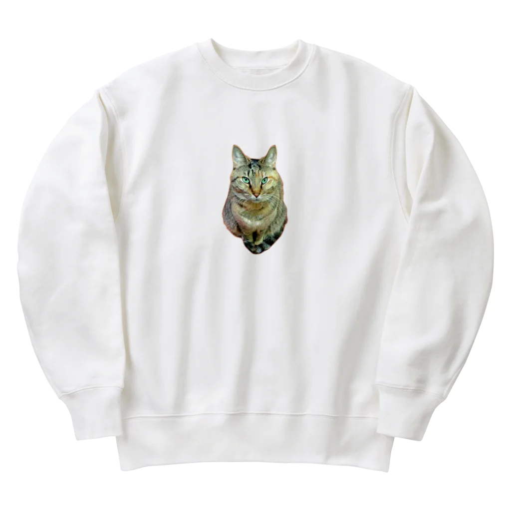 桃くるみSHOPのしっぽマフラーにゃん Heavyweight Crew Neck Sweatshirt