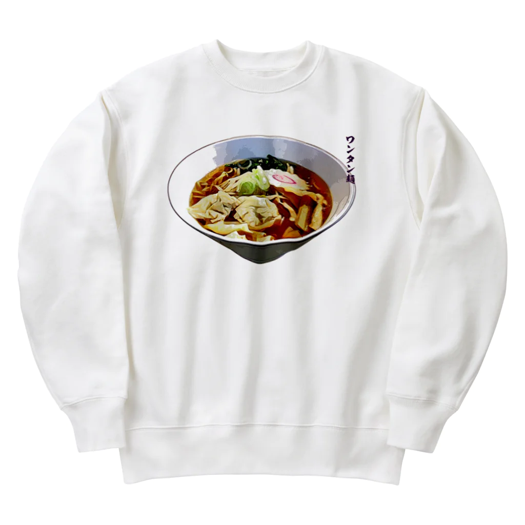 脂身通信Ｚのワンタン麺_230429 Heavyweight Crew Neck Sweatshirt