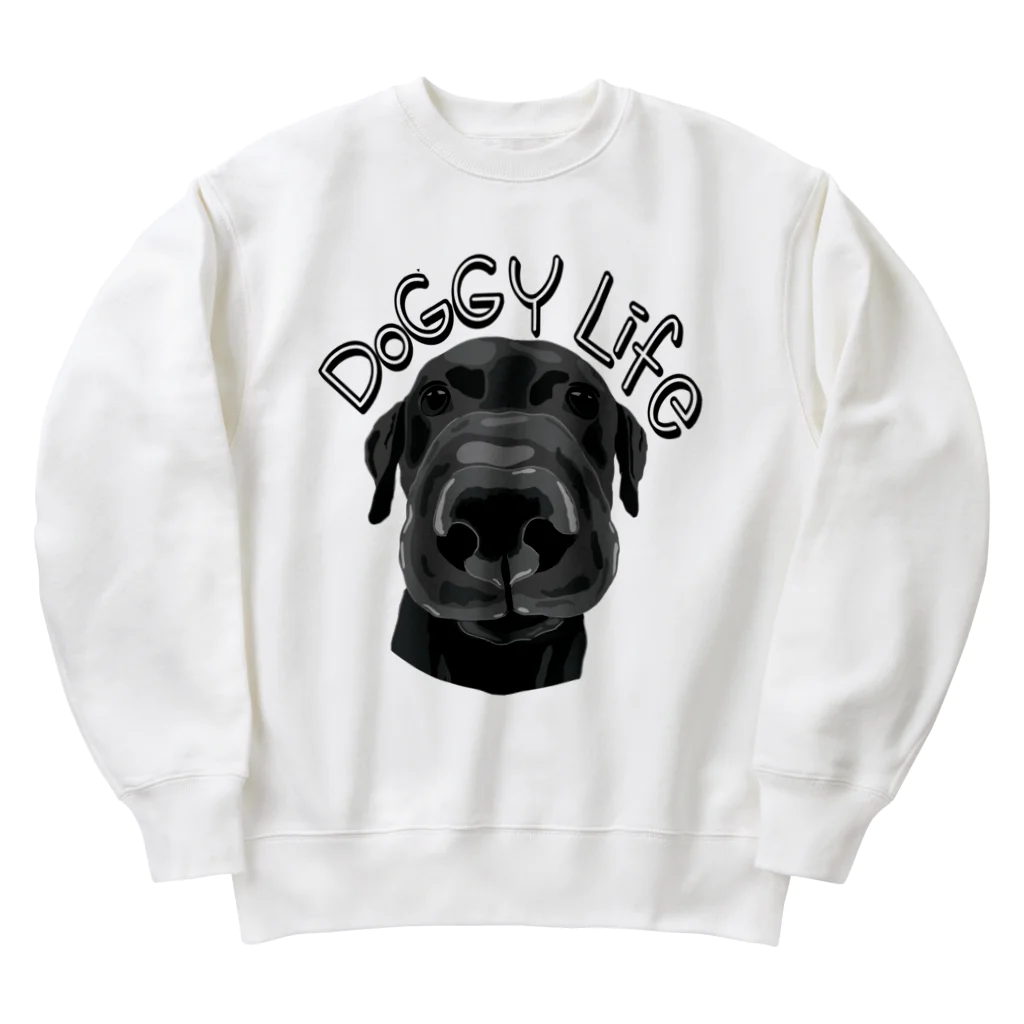 PUG ARTWORKS のわんちゃんコレクション 犬 Heavyweight Crew Neck Sweatshirt