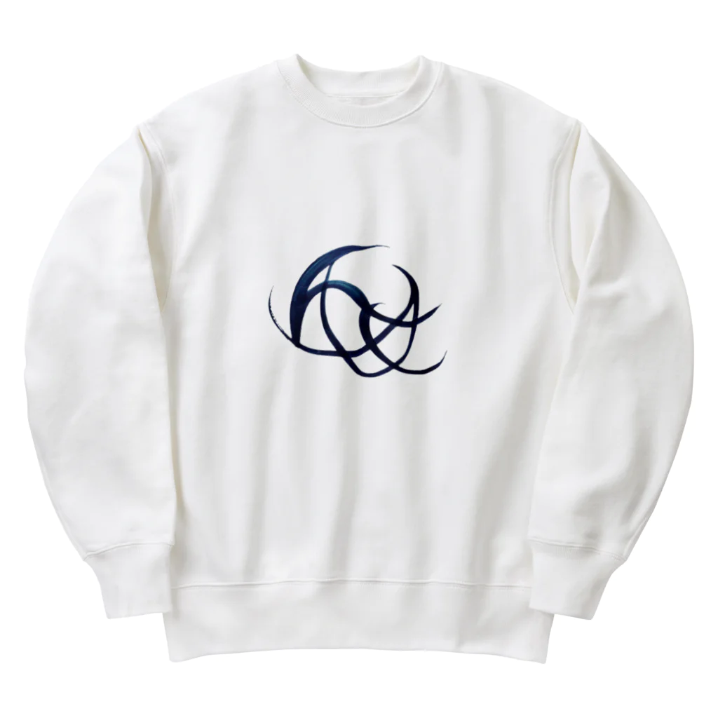 絵描きのシロウの海とサーフィン Heavyweight Crew Neck Sweatshirt